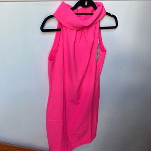 Sail to Sable Hot Pink Dress w/collar - very Jackie Kennedy look!